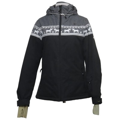 Rehall, Skijacke, Damen, Größe: 40, Grau/Weiß, Polyester, Sonstiges #w7e