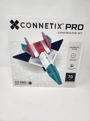 Connetix PRO Constructor Set   70 Piece Magnetic Tiles   NEW SEALED   STEM Toy 