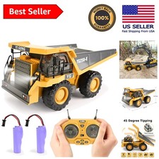 2.4GHz Remote Control Dump Truck with Metal Bed - Ideal Gift for Boys 3 , RC Fun