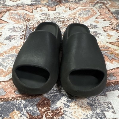 Dark Onyx Yeezy Slides