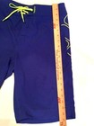 Columbia  Men's Size 32  Board Shorts - Royal Blue/Neon Green (69724RB) — photo 4