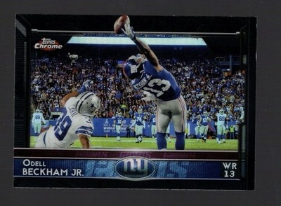 2015 Topps Chrome Black Refractor #18 Odell Beckham Jr. #13/15 “The Catch” Mini