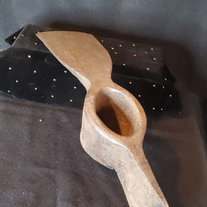 Steel Adze Blade Pick Mattock Head Brown Garden Tool