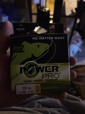 PowerPro  Braided Fishing Line - Hi-Vis_Yellow - 10lb - 150yd/135m (211001001...