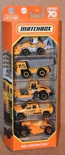 Matchbox MBX CONSTRUCTION 5 PACK  NEW