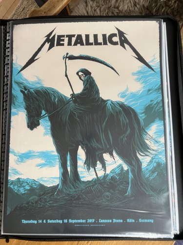Metallica Ken Taylor Poster Cologne Köln 2017 - Bild 1 von 16