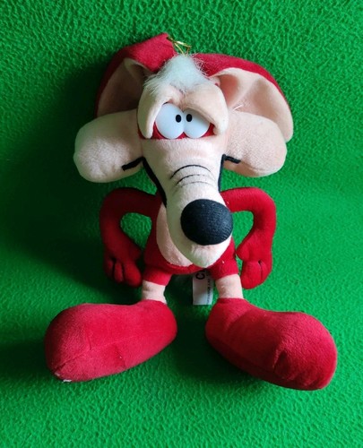 Vintage Grove International rotes Stofftier Wile E Coyote Looney Tunes Plüschtier 12 Zoll  - Bild 2 von 11