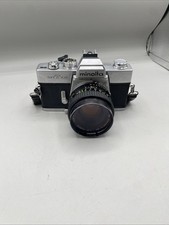 Minolta SRT 102 35mm Film Camera 50mm Lens Flaws Read