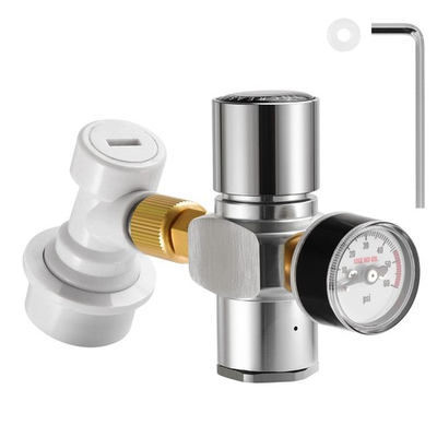 #ad Dbgogo Hold Stable Pressure 0 60 PSI Mini Keg Co2 Regulator Silver $34.39