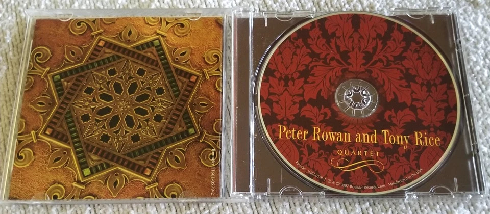 PETER ROWAN & TONY RICE - Quartet - CD - VG+ Disc -Harder Find 2007 - Image 4 of 4