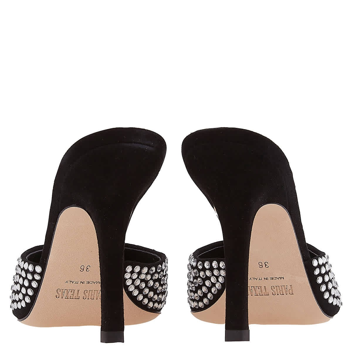 Paris Texas Black Diamond Crystal Embellished Hollywood