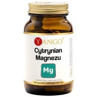Yango Wasserfreies Magnesiumcitrat Magnesium Citrate 90 Kapseln