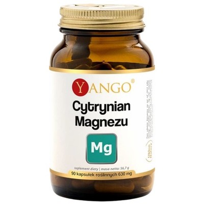 Yango Wasserfreies Magnesiumcitrat Magnesium Citrate 90 Kapseln