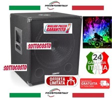 Vonyx Subwoofer attivo SMWBA18  1000watt Max. Bi amplificatore Spedizione Gratis