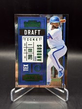 Elvis Andrus 2020 Panini Contenders Draft Ticket Green /299 Texas Rangers #4