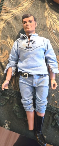 Vintage 1973 Lone Ranger Doll Missing A Foot
