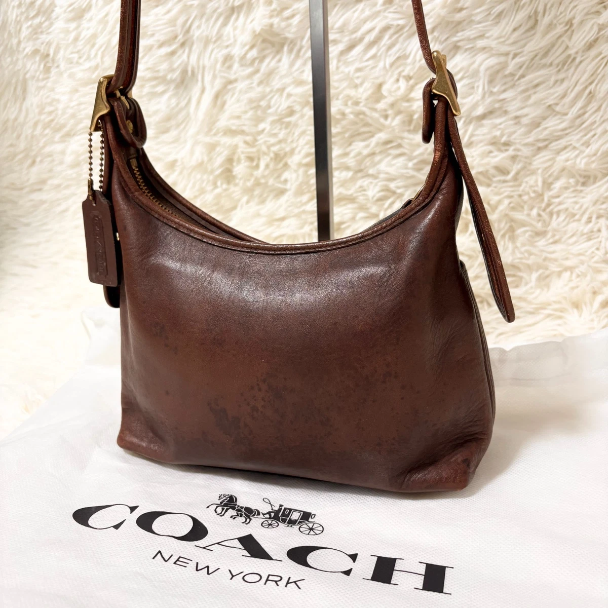 バッグ Coach Shoulder Bag Hobo vintage Preços baixos em Bolsas Femininas Coach Hobo bolsas Alça Ajustável