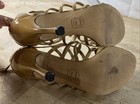 Stuart Weitzman Tan Patent Leather Strappy Sandal Heels Size 7 — photo 6