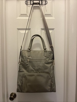 Samsonite Encompass Ladies Convertible 14.1  Laptop Tote Travel Bag Used Gray