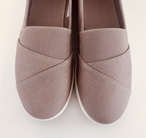 Lands' End Slipper Halbschuhe Damengröße 10B hellbraun hellbraun Canvas Freizeitschuhe - Bild 3 von 13