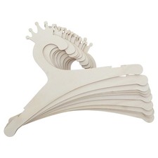 10 Pcs Wood Hanger for Kids Pants Children Decorative Baby Clothes Hangers