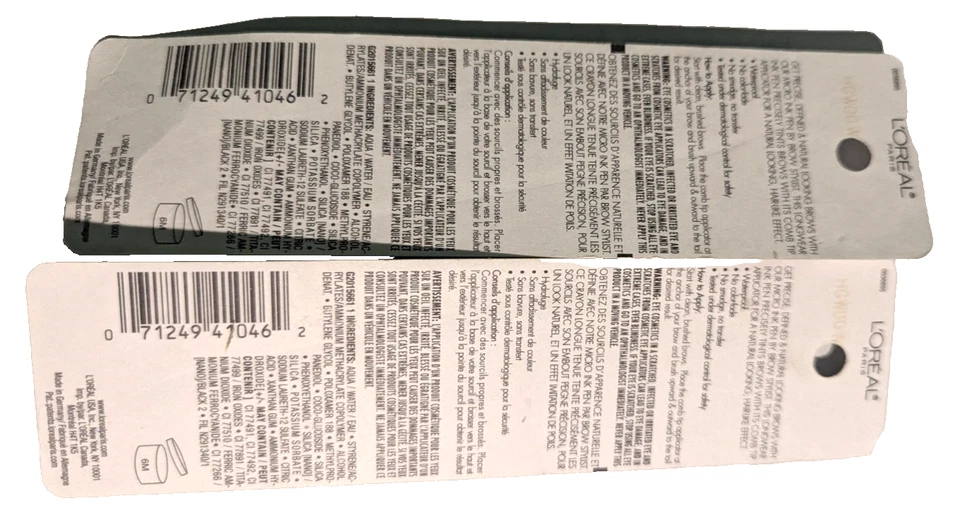 L'Oreal Paris Brow Stylist Micro Ink Pen, 636 Light Brunette (LOT OF 2 Pencils) - Image 3 of 4