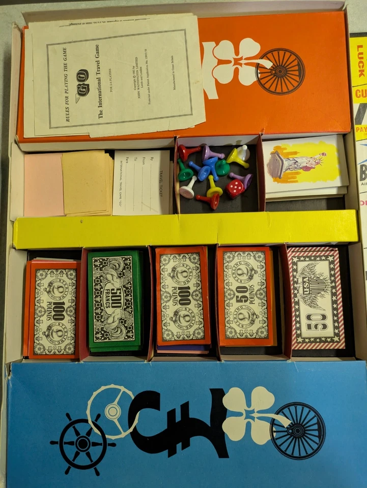 Waddington's GO - The International Travel Game - Vintage 1960's Board Game 1961 - Image 4 of 4