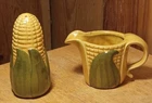 Vintage Corn King  Unique Size Creamer 2-1/8" and  Salt/Pepper Shaker 4.25 x2