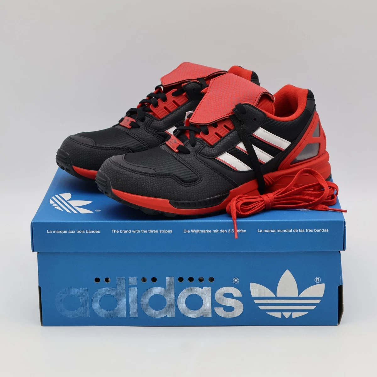 Las mejores ofertas en atmos x adidas ZX 8000 G-SNK 12 Black Red