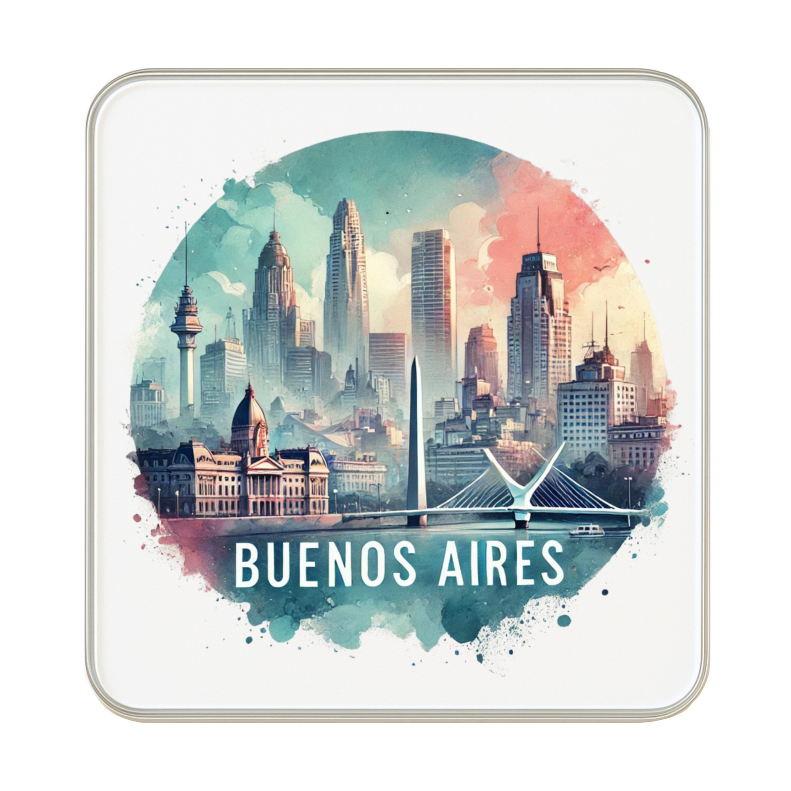 Buenos Aires, Argentina Imán de nevera: lindo regalo de recuerdo de viaje...