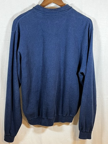 Carnoustie Golf Mens 1/4 Zip Pullover Mavy Size Medium - Picture 2 of 4