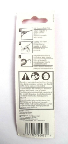 Grifo enchufable fraccional Vermont American 7/16"-20 NF 20075 - Imagen 2 de 2