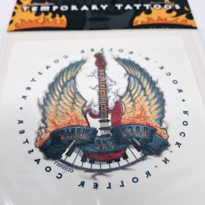 Disney Guitar Pick Plectrum Wings Rock’n’ Roller Coaster AEROSMITH Pendant Nice