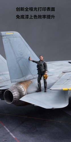 1/48 1/72 Fighter Pilot Resin Figure for F-14A/B/D Before 1995 Model Scenes DIY - 第 12/34 張圖片