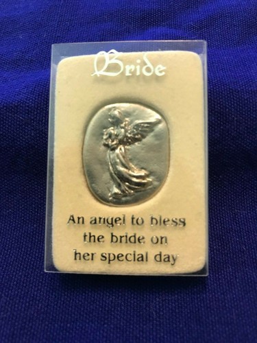 Russ Berrie ANGEL IN MY POCKET Pewter-Choose From 4 sentiments NEW (B11D) - Picture 4 of 28