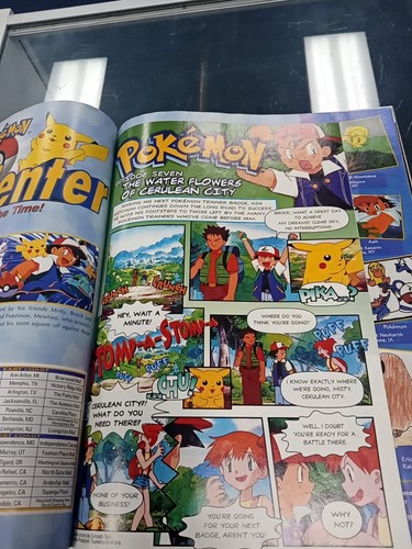 Nintendo Power Vol 123 Poster with Pokemon Insert No Snap Sticker Album - Picture 5 of 8