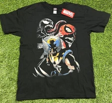 NWT'S 2007 Mad Engine Marvel ZOMBIES Venom Spiderman Wolverine T-Shirt Men's L