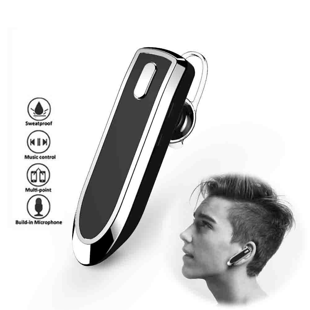 Bluetooth Earphone Wireless Headphone Headset with Mic Noise Cancellation