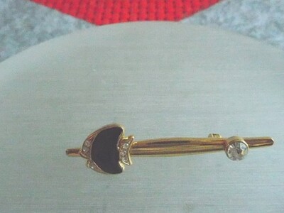 (04219) Brosche, Anstecknadel, Pin, Modeschmuck, Geschenk, Dolch oder so