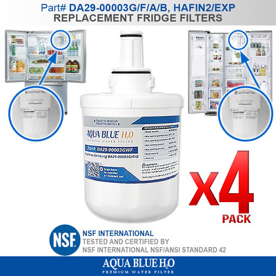 4PACK OF  DA29-00003GWF BY AQUA BLUE H20  MADE IN KOREA