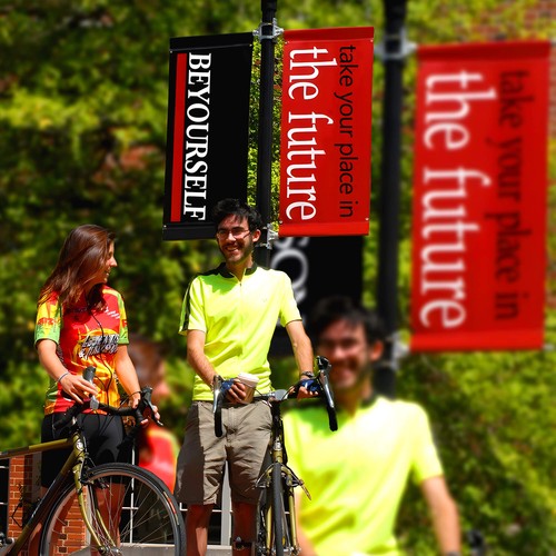 Anley Custom Street Light Pole Banner - Personalisiertes Mastbanner doppelseitig - Bild 4 von 11