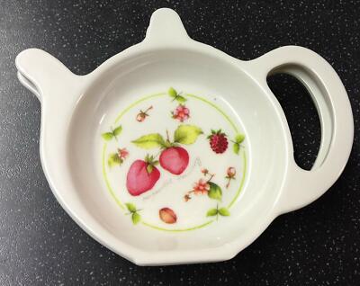 Erdbeere & Obst Melamin Teebeutel Halter Ideales Geschenk für Küche & Teetrinker 