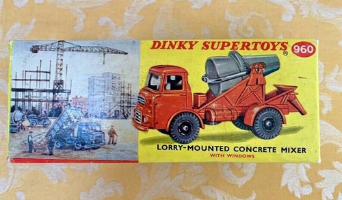 Dinky SuperToys No. 960 Lorry-Mounted Concrete Mixer Near-Mint in Original Box! - Picture 8 of 12