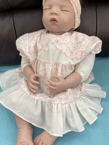 Reborn Doll Ashton Drake Galleries ADG 07 Soft Body Girl Newborn 50 Cm - Picture 3 of 23