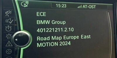 Original BMW West & East Europe Europe Motion 2024-1 MAP Navigation + FSC code