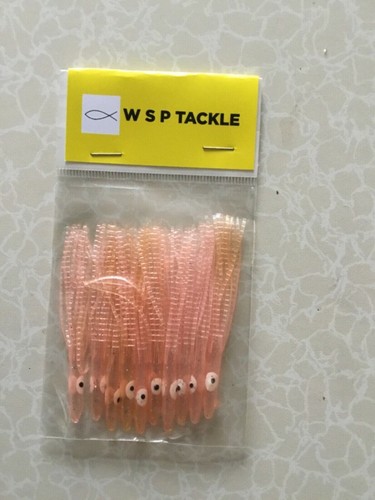 Sea fishing 3” muppets cod Pollock Mackerel lures soft jelly beads hooks swivel - Picture 6 of 15