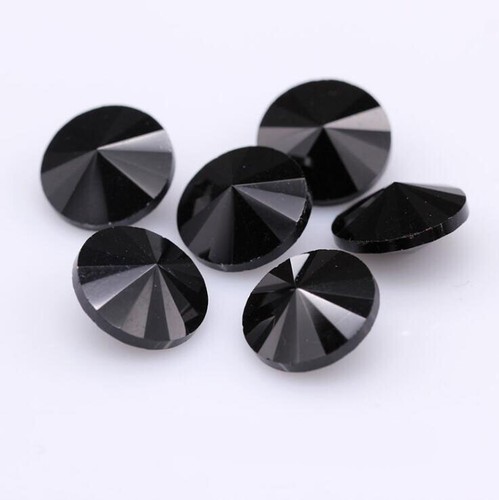 Round Satellite Sharp Back Glass Crystal Rhinestones Jewerly Applique Beads - Picture 9 of 23