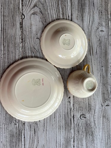Vintage New Hall Hanley Staffordshire Porcelain Tea & Dessert Set – Pattern 1229 - Picture 10 of 13