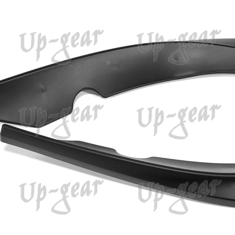 Parachoques delantero negro para Chevy Corvette C6 2005-2013 base estilo ZR1 alerón labio Foto 3 de 4