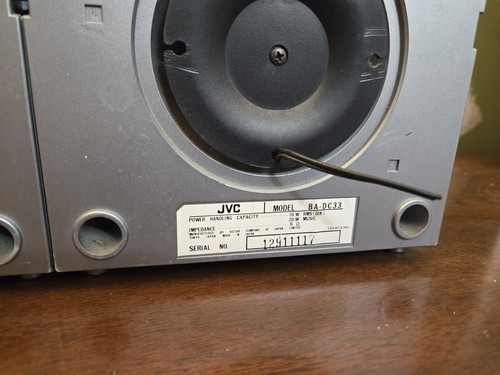 Vintage JVC BA DC-33 Radio Kassette tragbares Audio System NUR LAUTSPRECHER ERSATZ - Bild 9 von 12